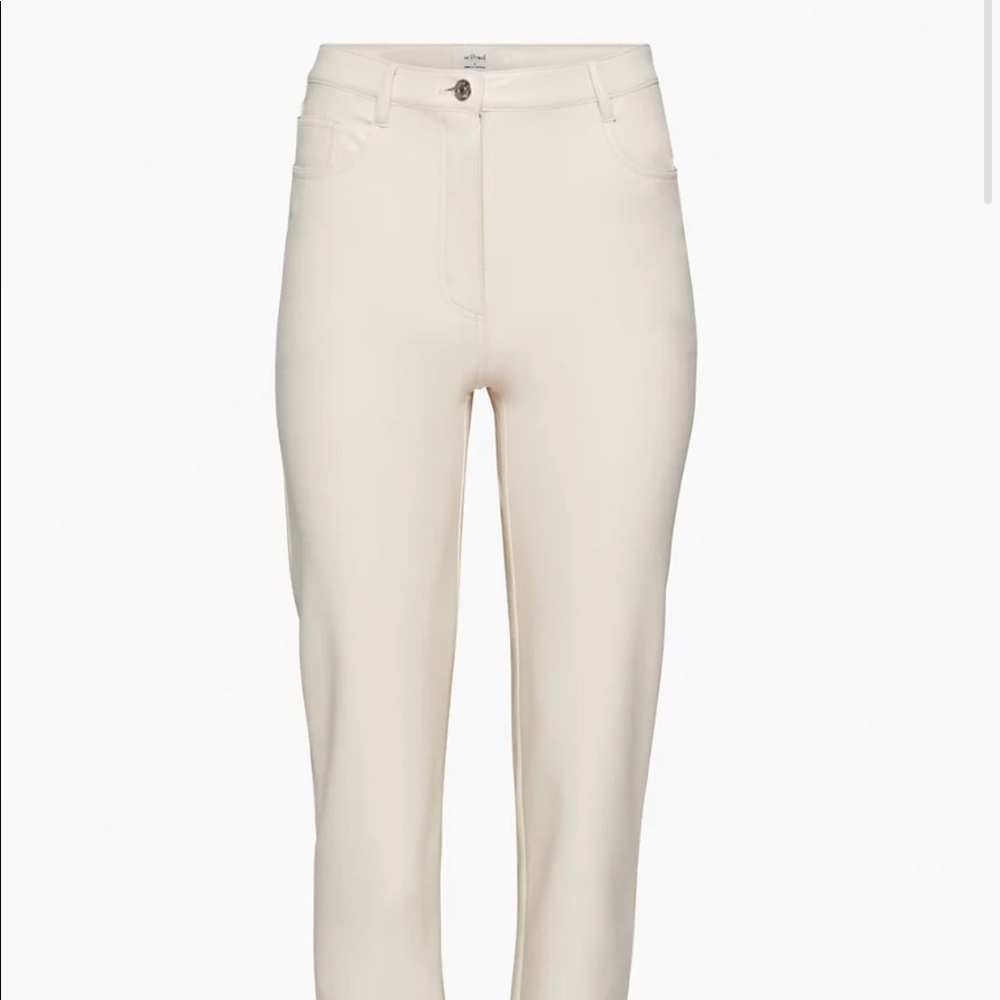 Aritzia Melina vegan leather Pants